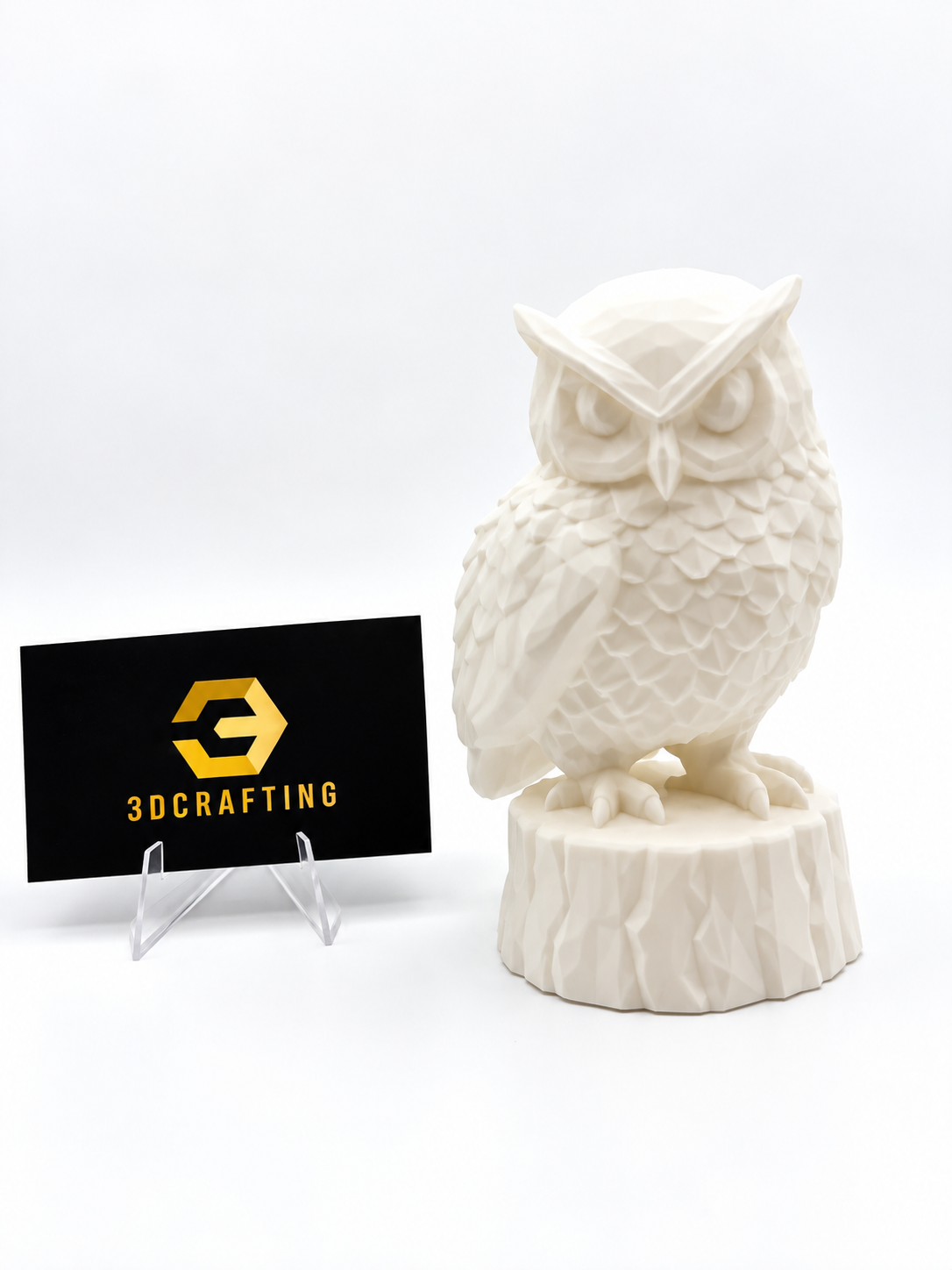 Hibou Low Poly – 3DCrafting
