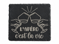 Ardoise apéro « L'apéro c'est la vie » – 3DCrafting