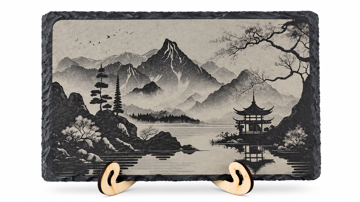 Ardoise japonaise Mont Fuji – horizontale – 3DCrafting