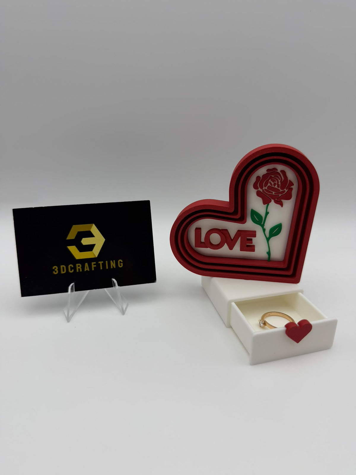 Boîte à bague « Love » – 3DCrafting