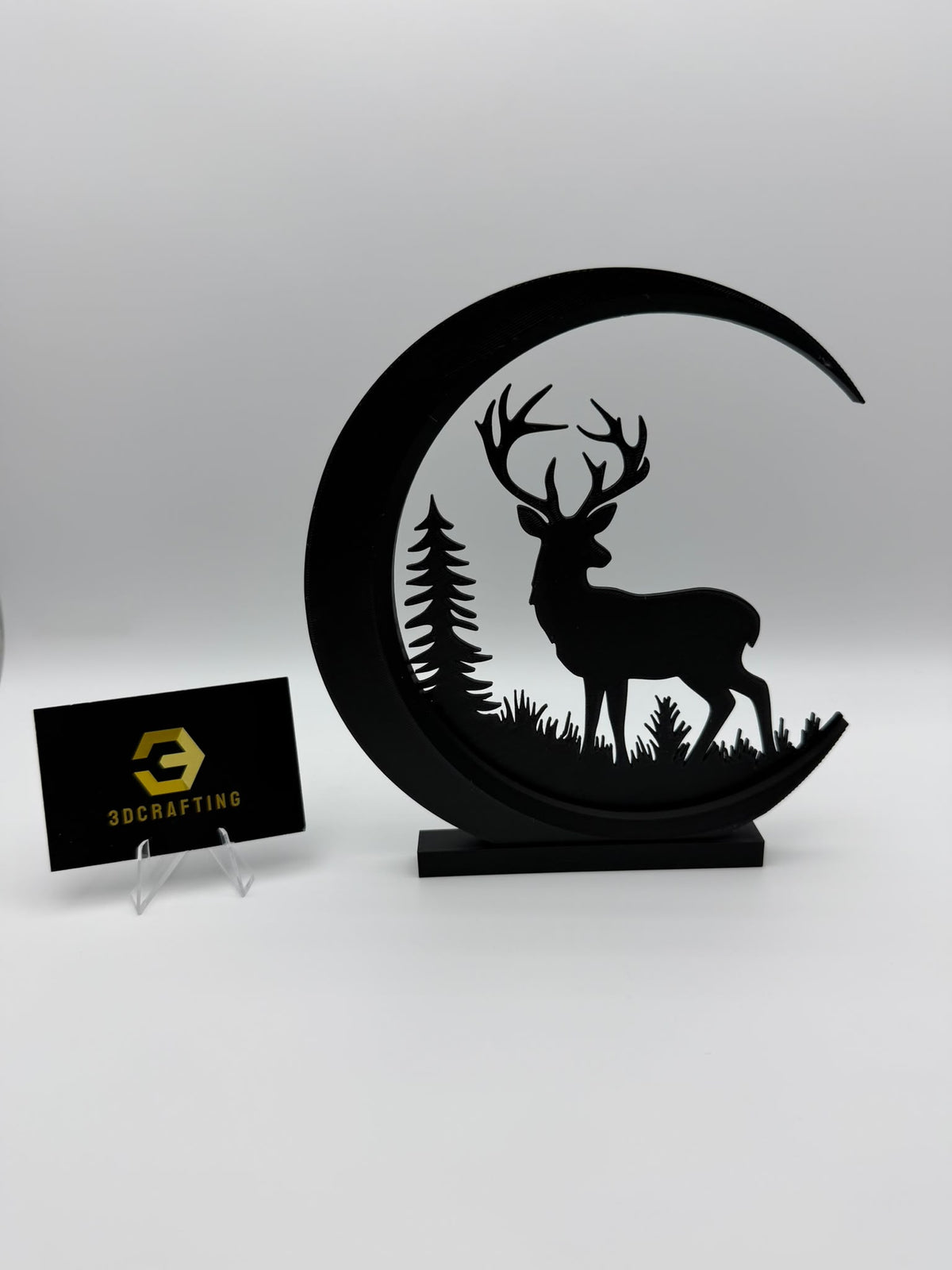 Cerf sous la lune – 3DCrafting