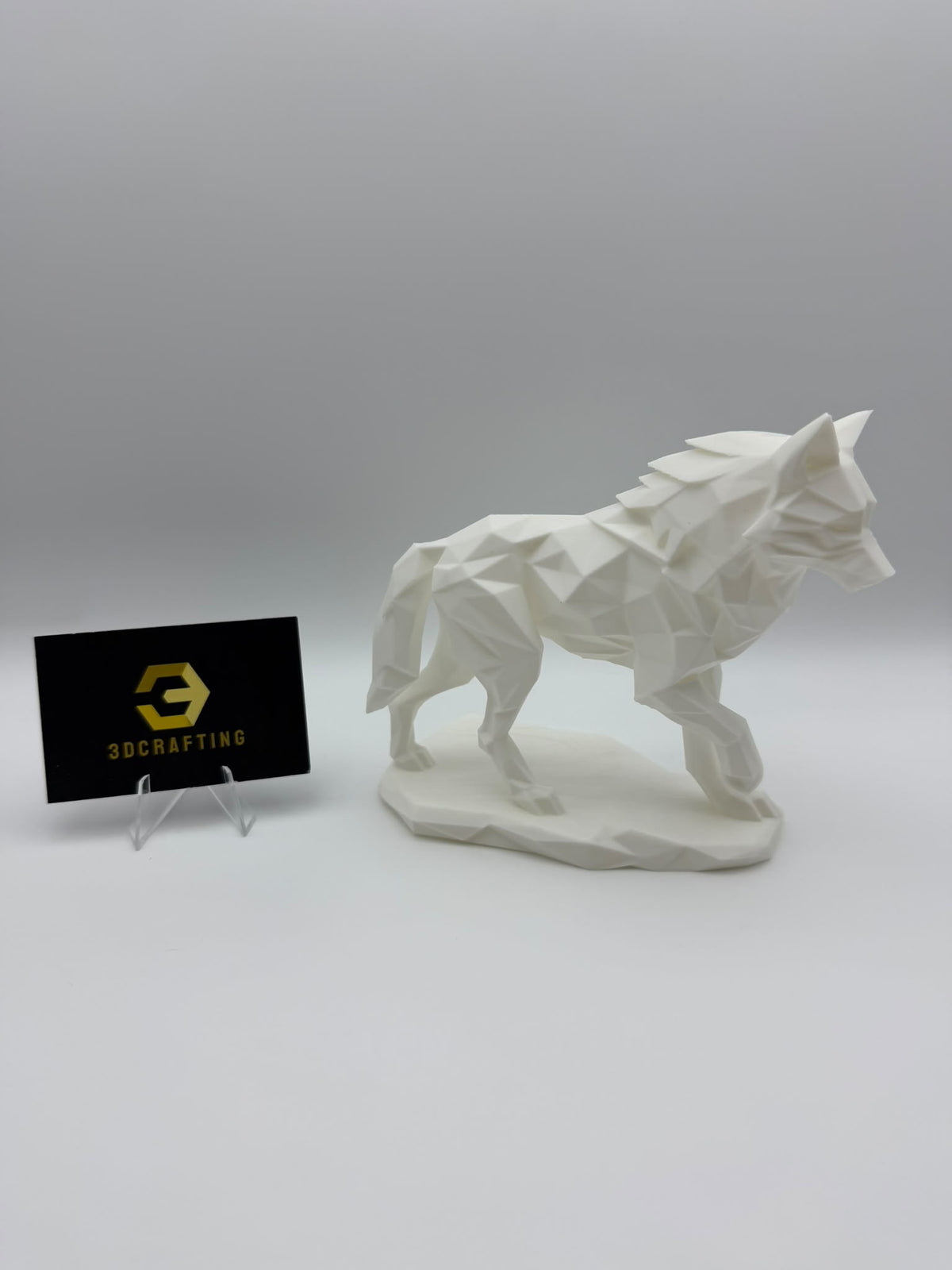 Loup Low Poly – 3DCrafting