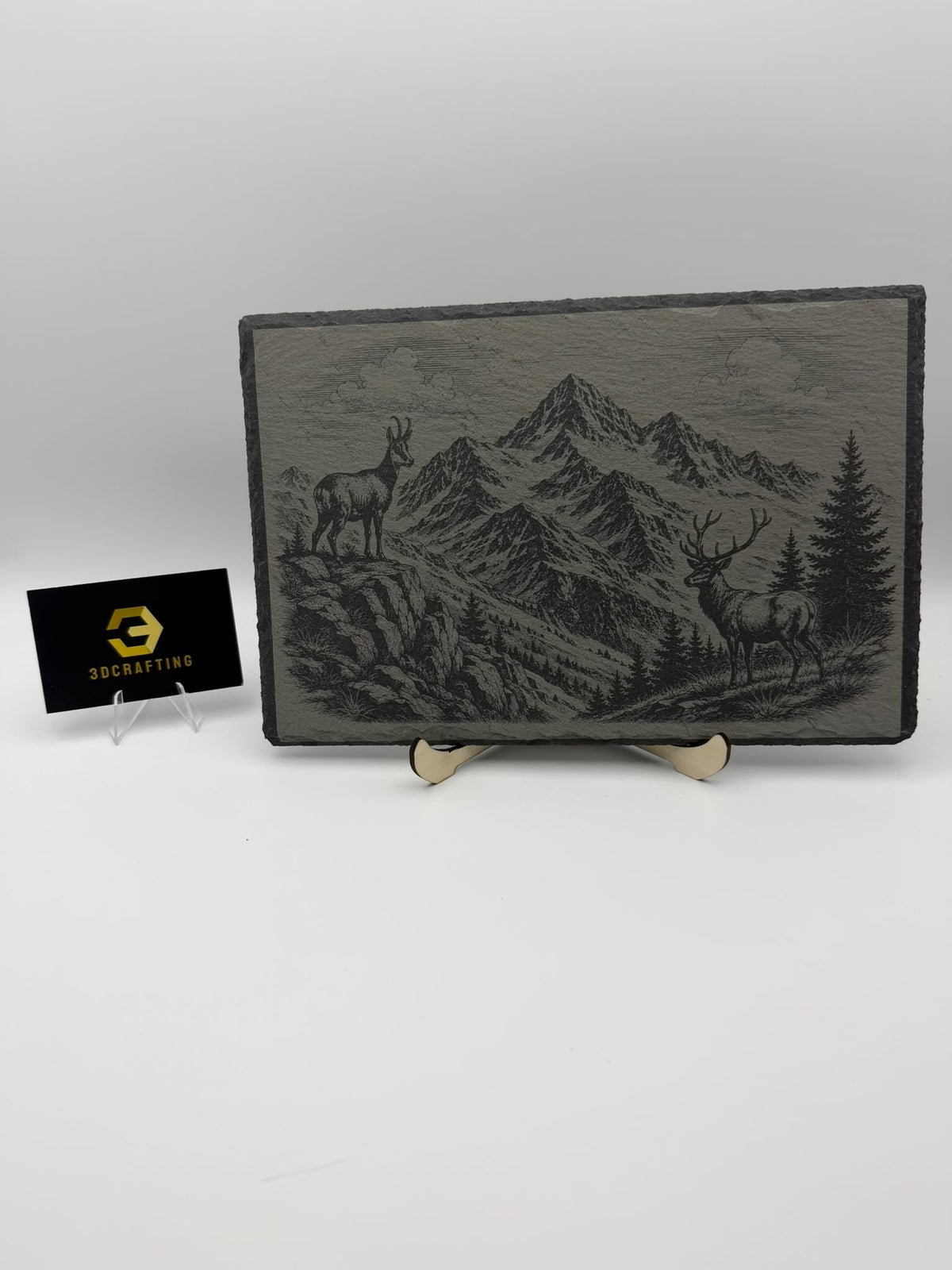 Ardoise cerf et chamois